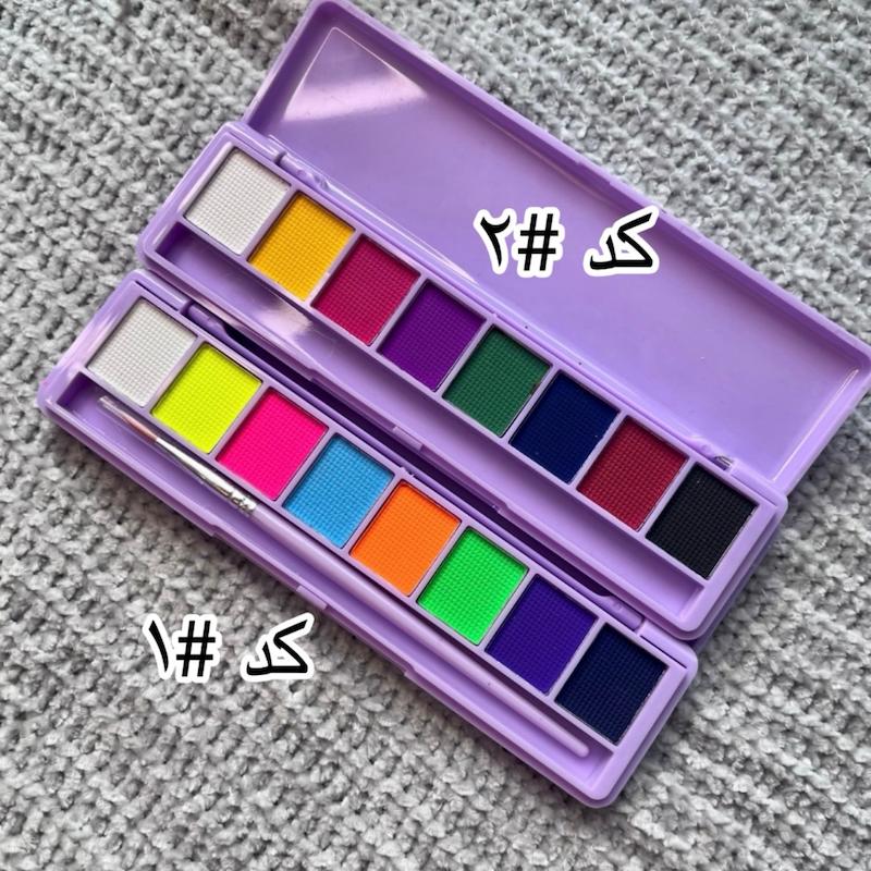 خط چشم و صورت آبرنگی