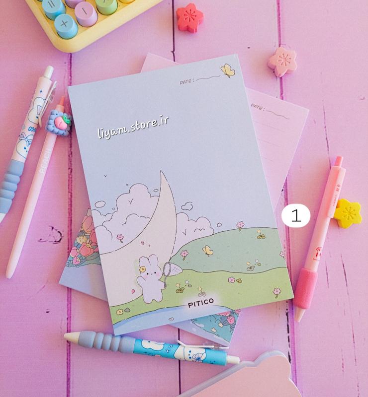 نوت پد فانتزی (کاغذ یادداشت ) A5