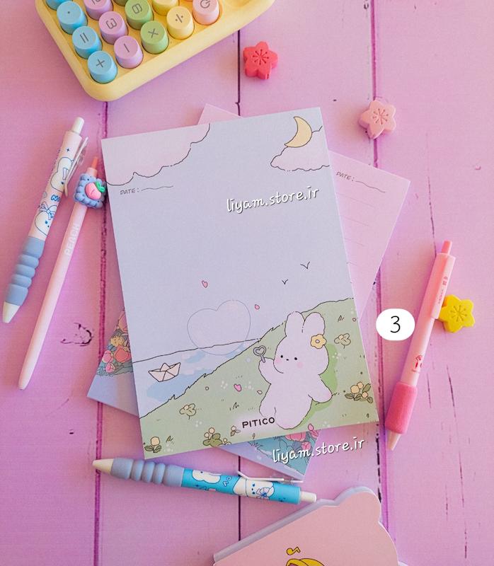 نوت پد فانتزی (کاغذ یادداشت ) A5