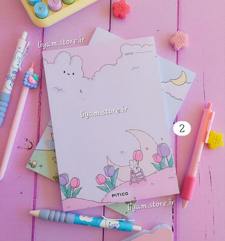 نوت پد فانتزی (کاغذ یادداشت ) A5