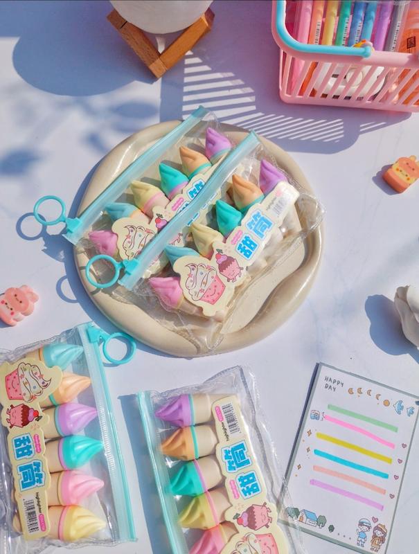 هایلایتر بستنی قیفی