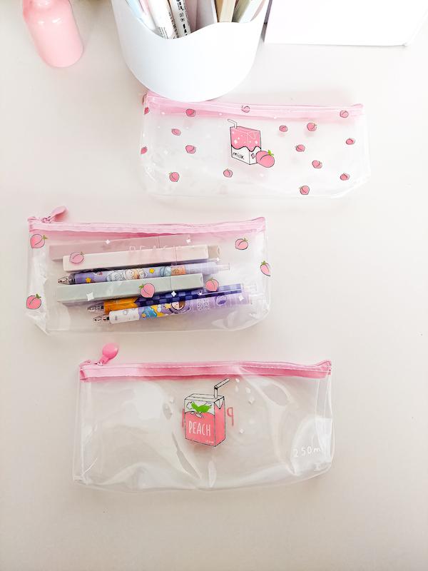 جامدادی شفاف هلو