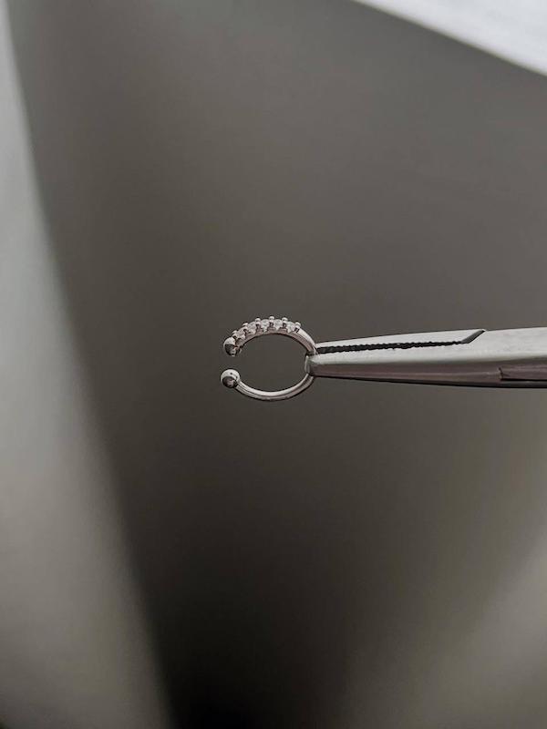 پیرسینگ فیک جواهری