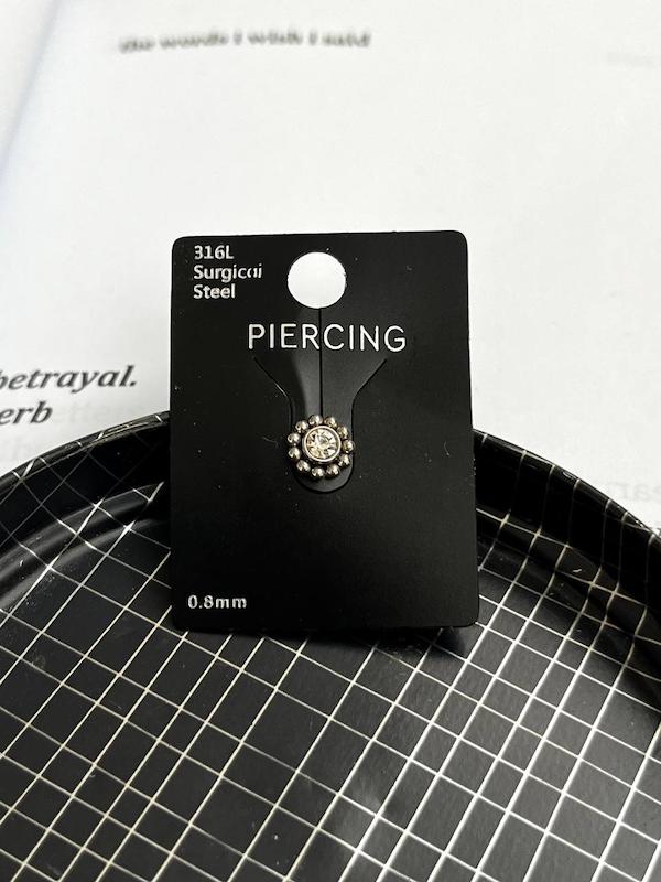 پیرسینگ پیچی جواهری پشت‌تخت