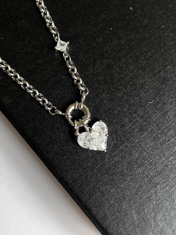 گردنبند جواهری قلب