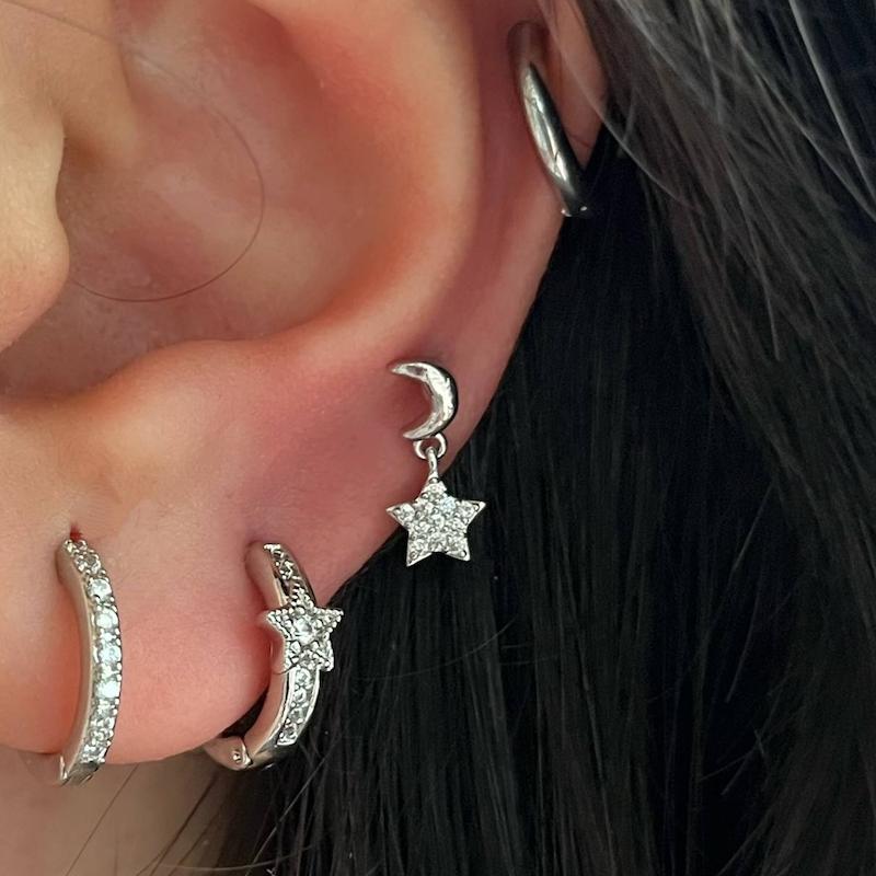 پیرسینگ پیچی جواهری ماه