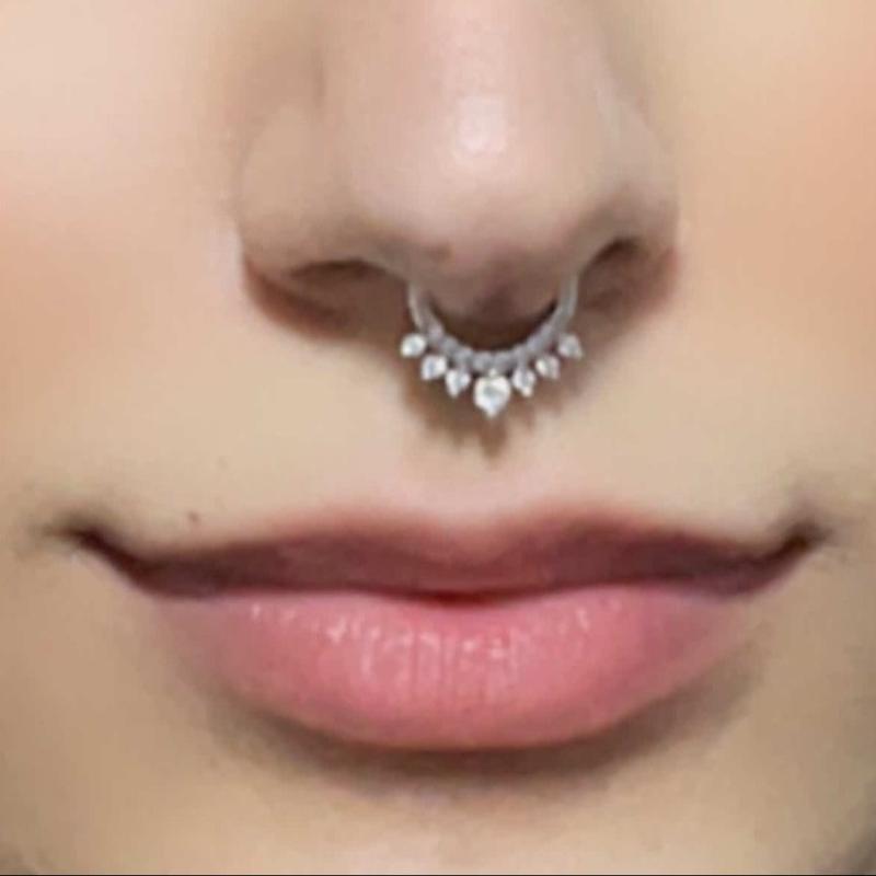 پیرسینگ جواهری طرح تاج