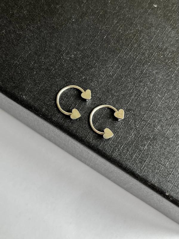 پیرسینگ نعلی قلب