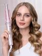 دستگاه کرلی صورتی شیگلم سایز ۱۹ Cupid's Charm One-Touch Instant Curler-19mm