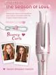 دستگاه کرلی صورتی شیگلم سایز Cupid's Charm One-Touch Instant Curler-25mm ۲۵