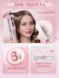 دستگاه کرلی صورتی شیگلم سایز Cupid's Charm One-Touch Instant Curler-25mm ۲۵