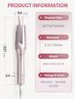دستگاه کرلی صورتی شیگلم سایز ۳۲ Cupid's Charm One-Touch Instant Curler-32mm
