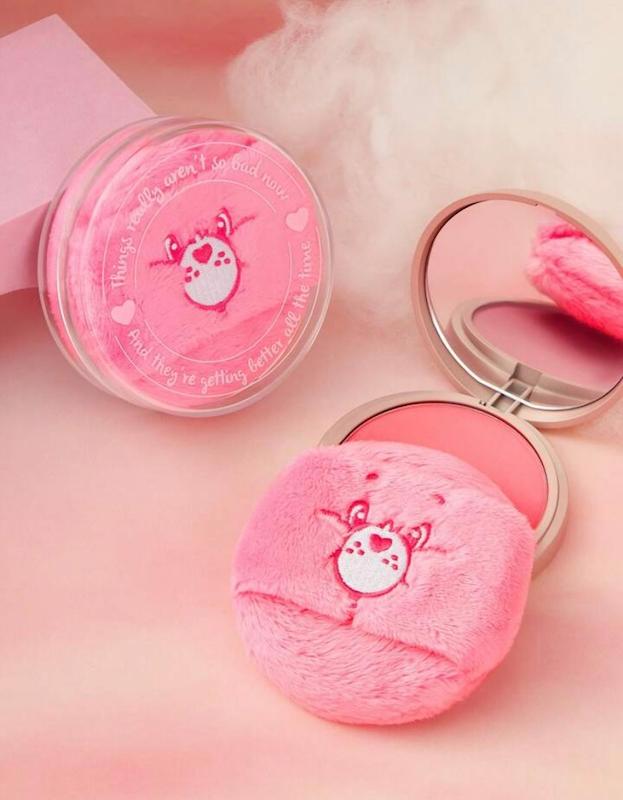 پاف اسپانج صورتی میکاپ خرس مهربون شین (شی ان) SHEIN X Care Bears 1Pc Pink Makeup Puff