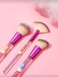 ست براش سه عددی صورت با کیف طلقی خرس مهربون شین(شی ان) SHEIN X Care Bears Face Brush Set 3 Pc
