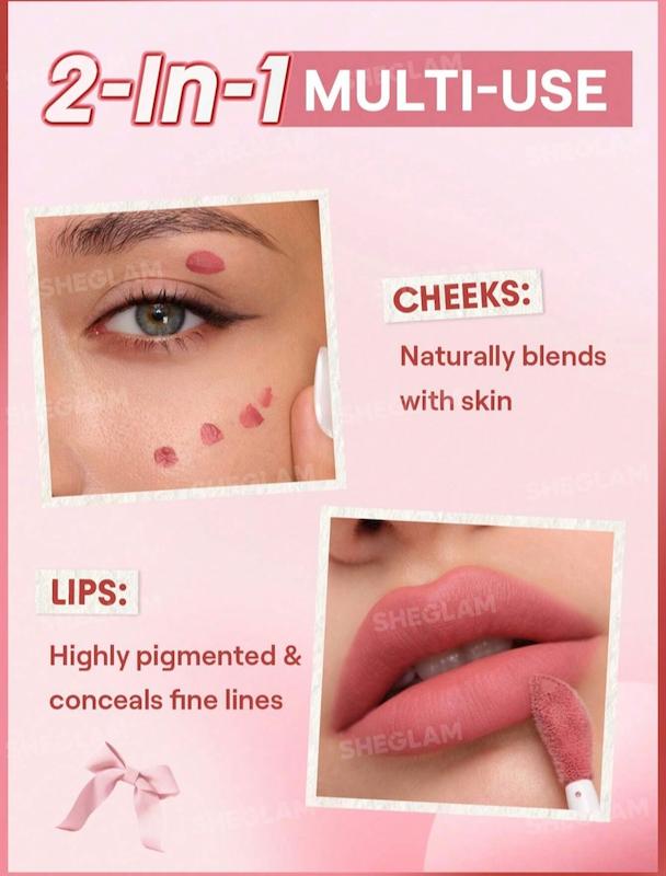 رژگونه رژلب کرمی شیگلم مدل Air Plush رنگ High Winds Air Plush Lip & Cheek Cream-High Winds