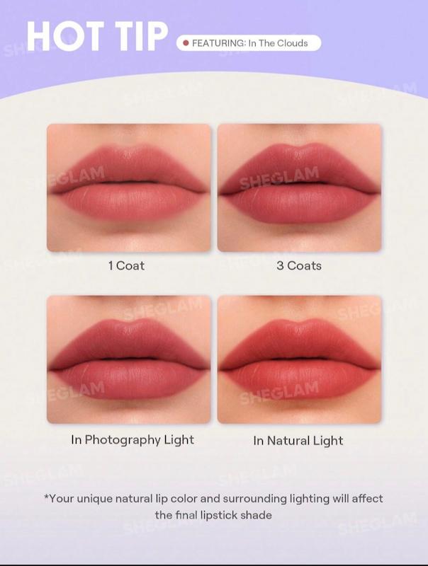 رژگونه رژلب کرمی شیگلم مدل Air Plush رنگ High Winds Air Plush Lip & Cheek Cream-High Winds