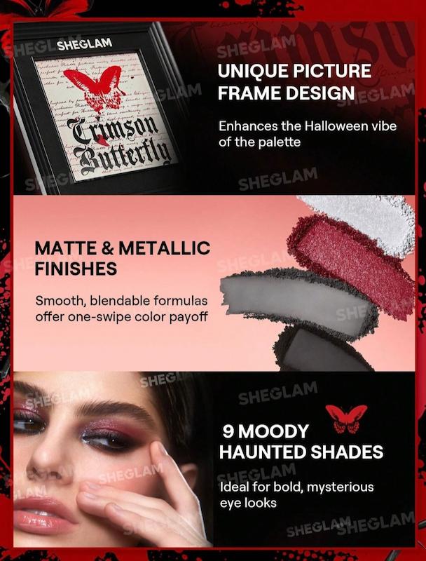 پالت سایه پروانه زرشکی شیگلم Cursed Chrysalis Palette