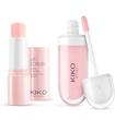 پک اسکراب لب و لیپ گلاس حجم دهنده لب کیکو kiko lip perfect caring set
