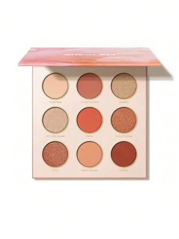 پالت سایه 9 رنگ شیگلم ROSE CODE