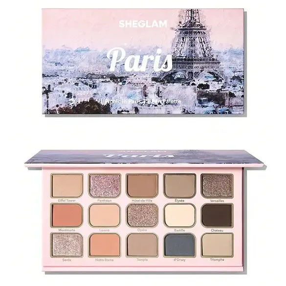 پالت سایه ۱۵ رنگ پیکنیک پاریس شیگلم مدل Sheglam Picnic In Paris Palette