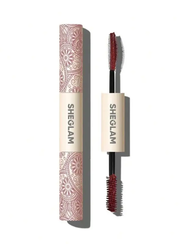ریمل دو سر شیگلم رنگ زرشکی بورگاندی SHEGLAM ALL-IN-ONE VOLUME & LENGTH MASCARA – WATERPROOF BRUGUNDY