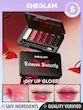 پالت لیپ گلاس پروانه  زرشکی شیگلم SHEGLAM Phantom'S Kiss Lip Gloss Palette Moisturizing Lip Gloss High