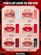 پالت لیپ گلاس پروانه  زرشکی شیگلم SHEGLAM Phantom'S Kiss Lip Gloss Palette Moisturizing Lip Gloss High