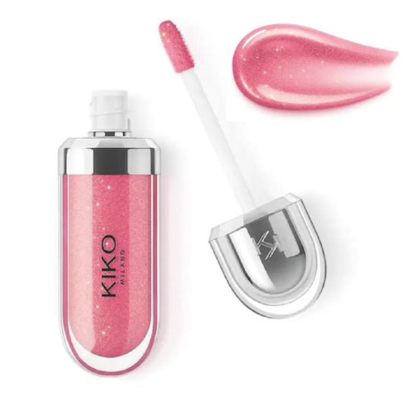 لیپ‌ گلاس آبرسان کیکو Kiko Milano مدل 3d hydra lipgloss رنگ 33 Pearly  Watermelon