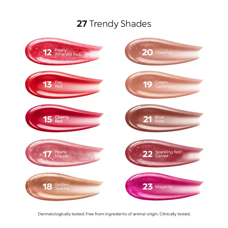 لیپ‌ گلاس آبرسان کیکو Kiko Milano مدل 3d hydra lipgloss رنگ 21 Brun Rose