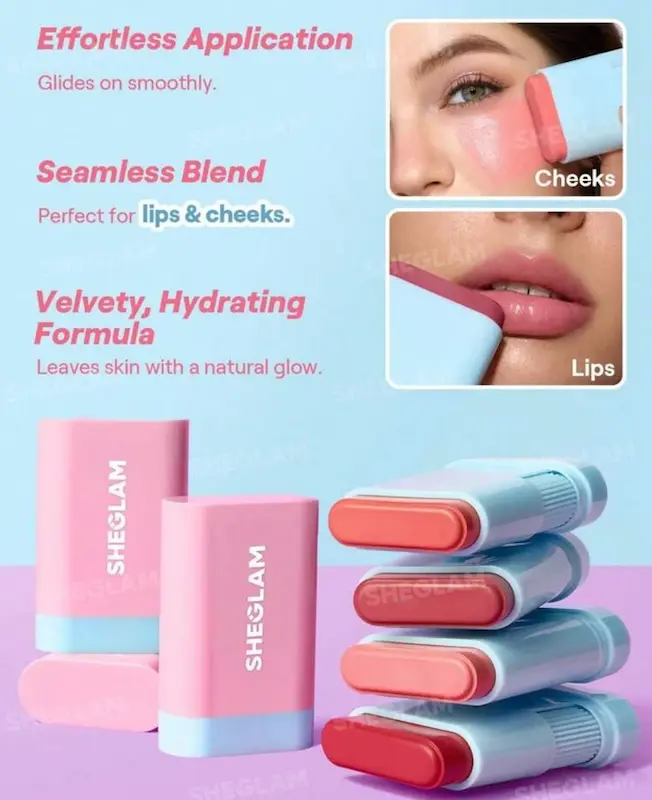 رژگونه استیکی شیگل رنگ Pink Lemonade
