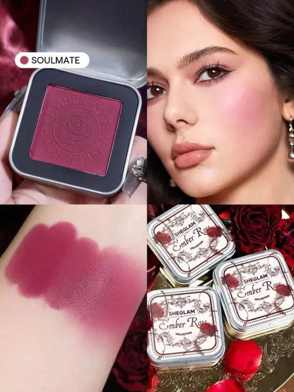 رژگونه کرمی پودری کالکشن امبررز شیگلم رنگ Soulmates