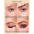 پالت خط چشم و ابرو ژله ای سه رنگ شیگلم Streamline Brow & Eyeliner Gel