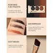 پالت خط چشم و ابرو ژله ای سه رنگ شیگلم Streamline Brow & Eyeliner Gel