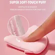 پد پاف مثلثی پودر فیکس شیگلم رنگ صورتی Insta-Ready Powder Puff