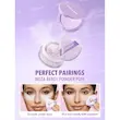 پد پاف مثلثی پودر فیکس شیگلم رنگ بنفش Insta-Ready Powder Puff