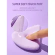 پد پاف مثلثی پودر فیکس شیگلم رنگ بنفش Insta-Ready Powder Puff