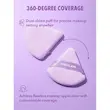 پد پاف مثلثی پودر فیکس شیگلم رنگ بنفش Insta-Ready Powder Puff