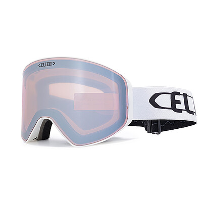 عینک اسکی Elien مدل MAG-7 Goggle Pink lens with silver coating