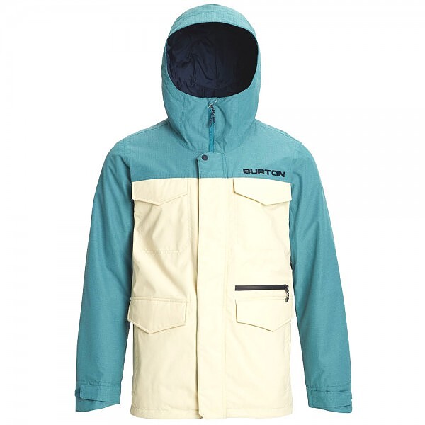 کاپشن مردانه BURTON مدل COVERT JACKET ALMOND MILK STOM BLUE