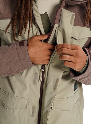 کاپشن مردانه BURTON مدل COVERT JACKET HAWK CHESTNUT