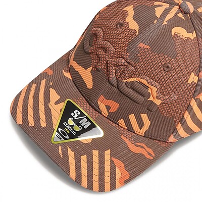 کلاه کپ اوکلی مدل 6 PANEL STRETCH HAT EMBOSSED ORANG CAMO