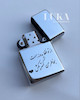 فندک با حک متن