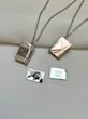 گردنبند پاکتنامه نقره ای 💌