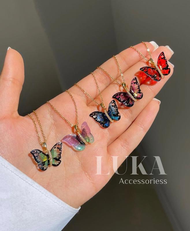 گردنبند پروانه راپونزل 🦋