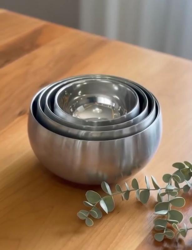 کاسه استیل 4 عددی