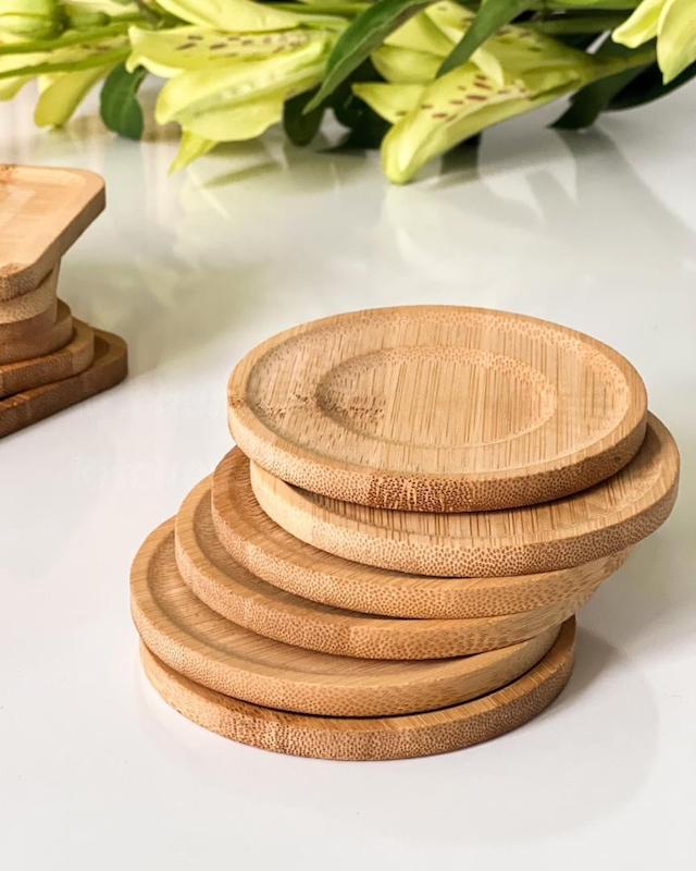 زیر لیوانی بامبو