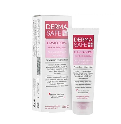 کرم ژل ضد ترک بدن الاستودرم درماسیف 75 میلی لیتر Elasto Derm Anti Stretch Marks Cream Gel