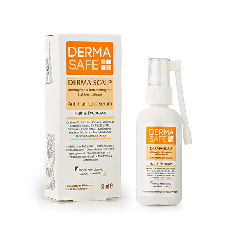 سرم تقویت کننده مو درما اسکالپ درماسیف 65 میلی لیتر Derma Scalp Anti Hair Loss Serum