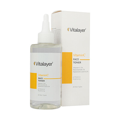 تونر صورت ویتامین سی ویتالیر Vitamin C Face Toner Vitalayer