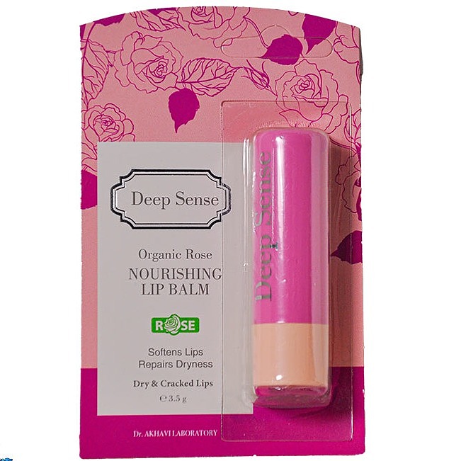 نرم کننده لب رز دیپ سنس 3.5 گرمDeep Sens Organic Rose Nourishing Lip Balm